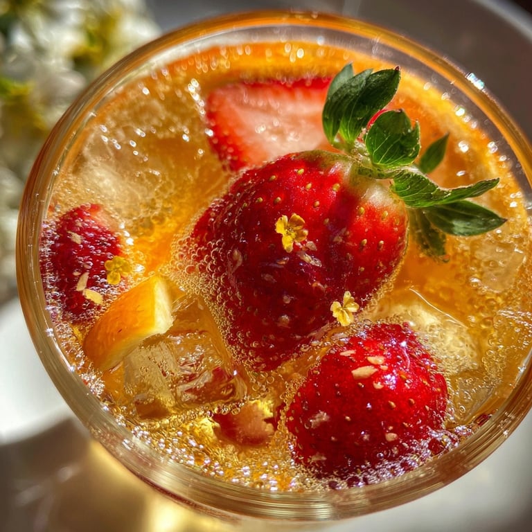 Festive Prosecco Punch Cocktail Recipe