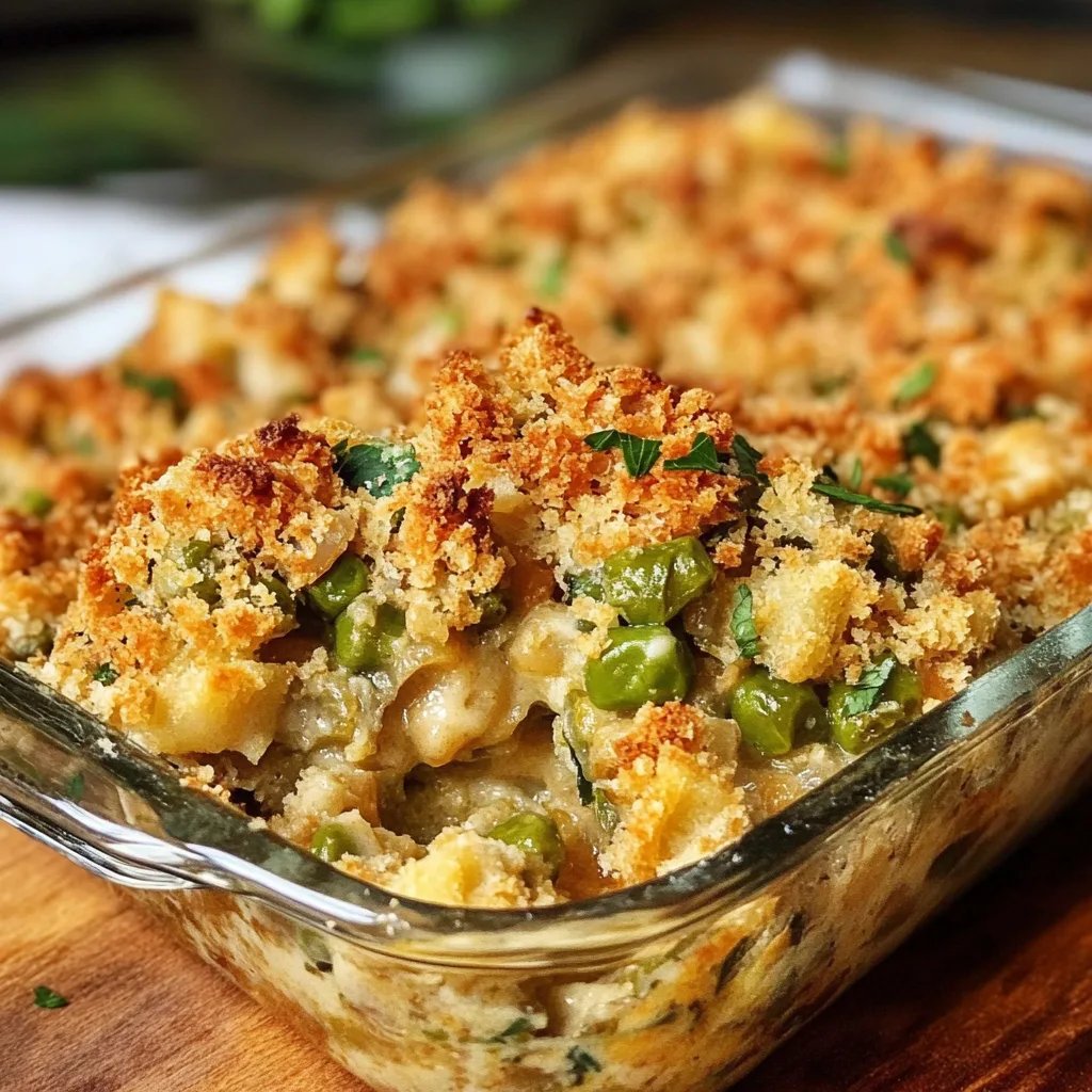 Green Bean Stuffing Casserole