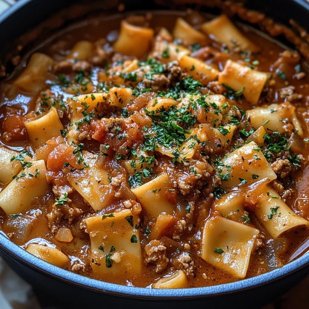 One Pot Lasagna Soup: An Amazing Ultimate Recipe