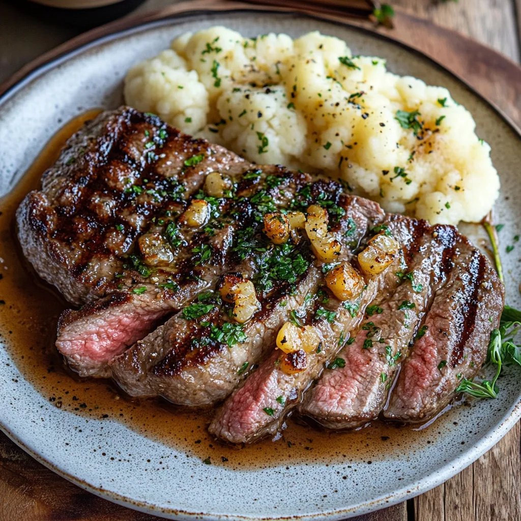 Brown Butter Steak w/ Garlic & Cauliflower: An Incredible Ultimate Recipe