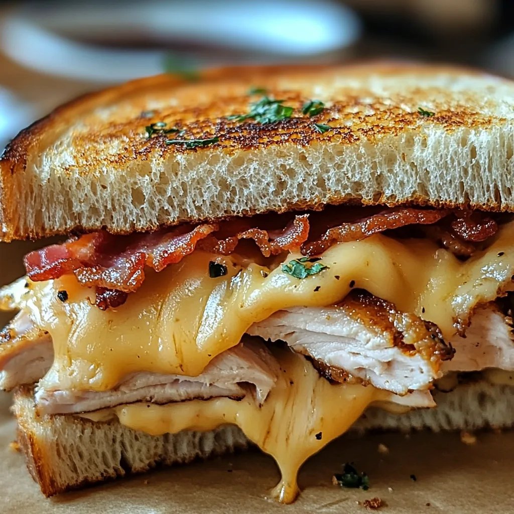 Cheddar & Bacon Turkey Melt on Sourdough: The Ultimate Amazing Recipe