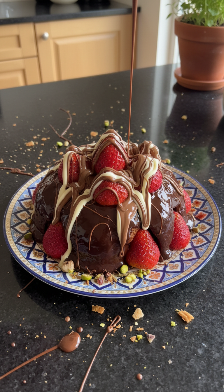 Middle Eastern Chocolate Strawberry Fusion