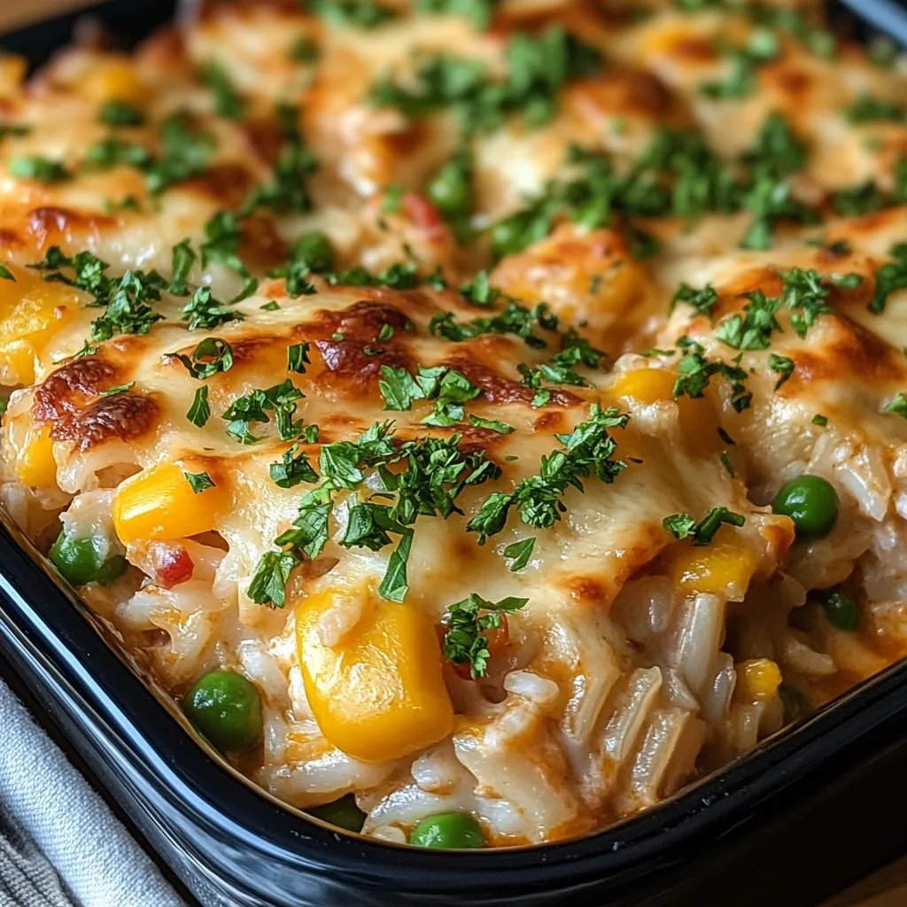 Cheesy Chicken & Rice Casserole: An Amazing Ultimate Recipe