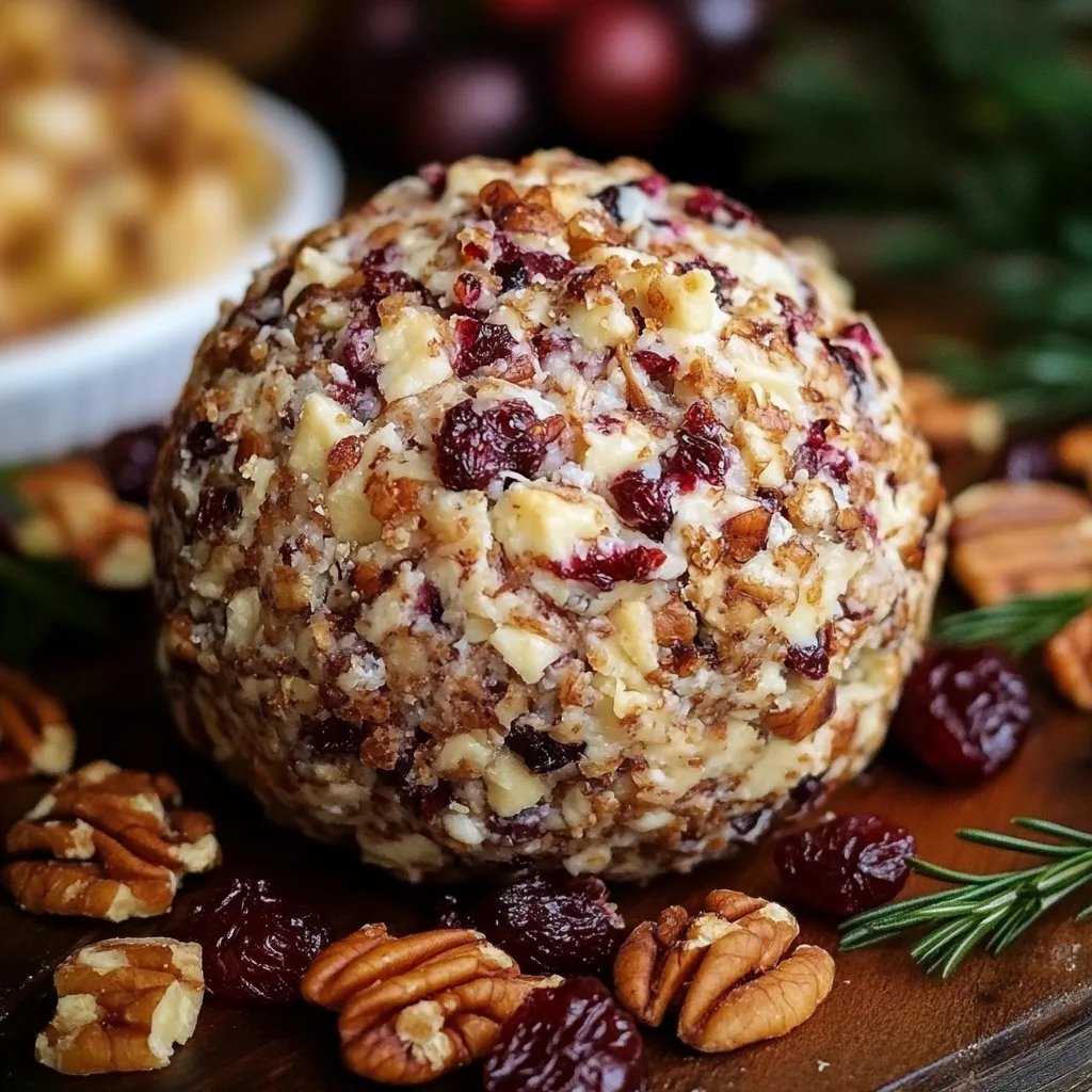 Cranberry Pecan Cheeseball