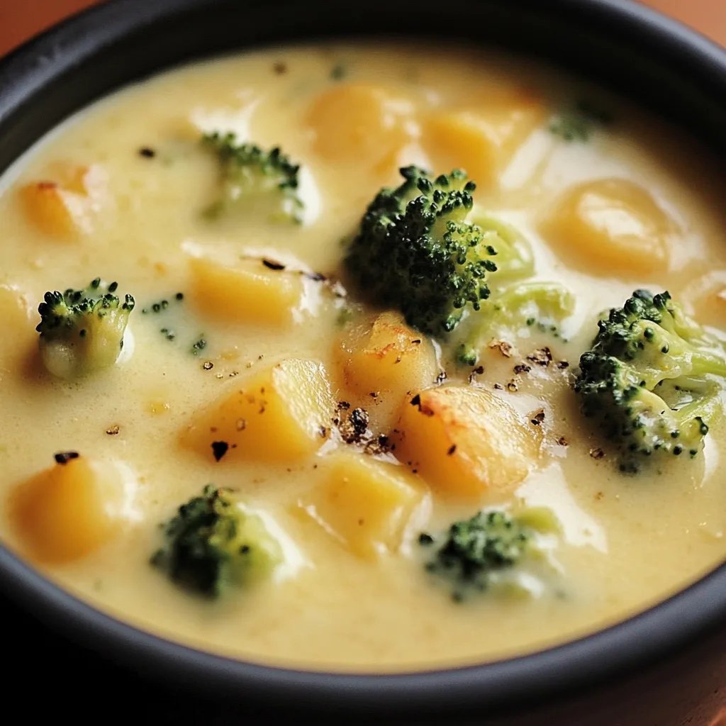 Broccoli Potato Cheese Soup