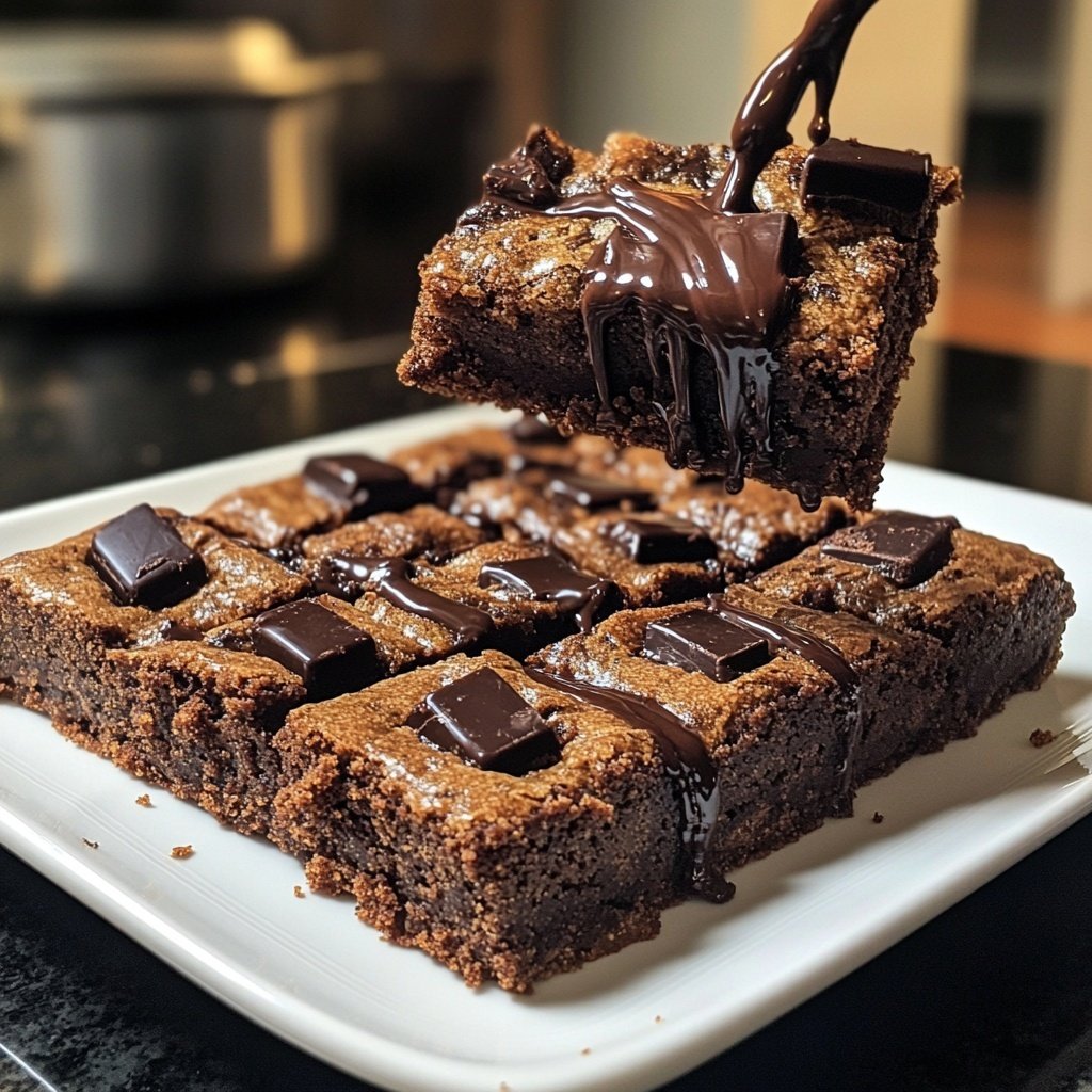 Chocolate Spice Lebkuchen Bars