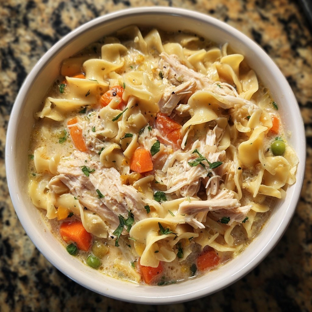 Easy Chicken and Noodles in One Pot