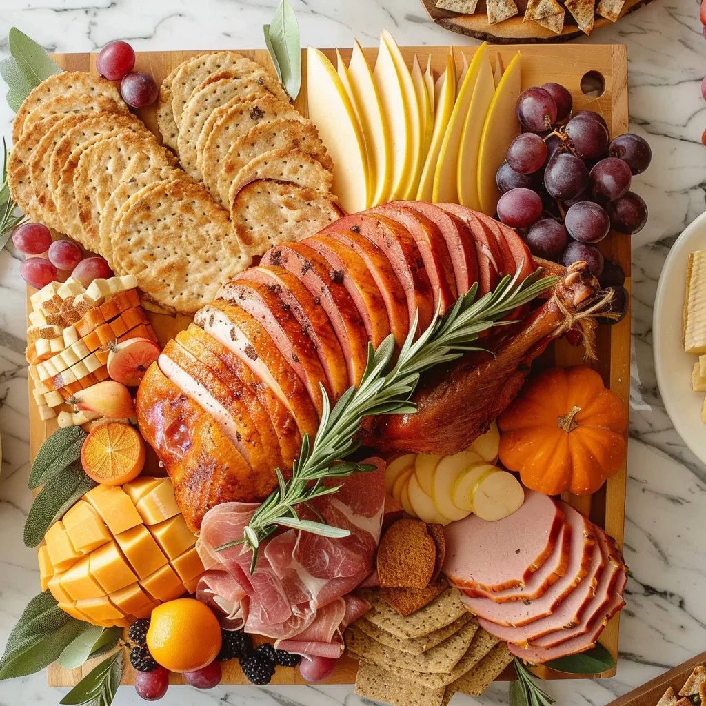 Thanksgiving Turkey Charcuterie Board