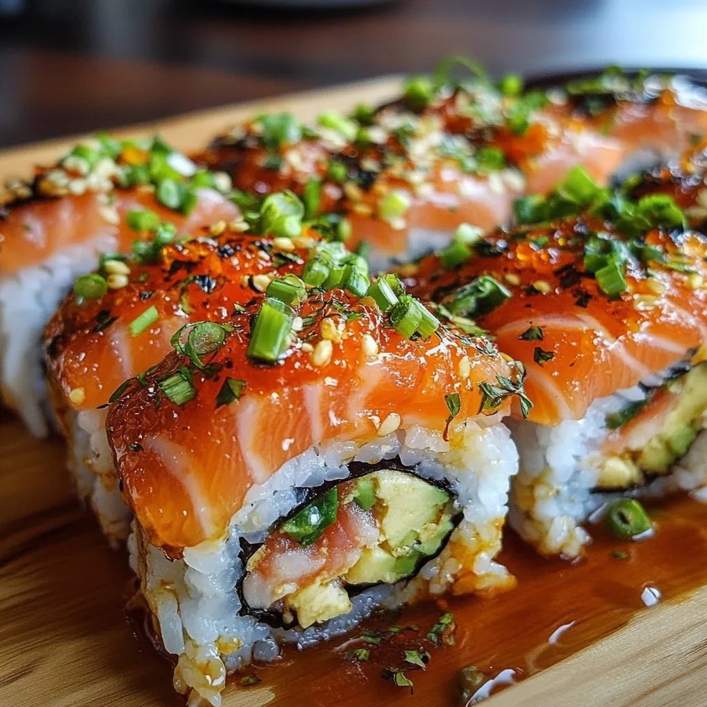 Spicy Salmon Sushi Bake