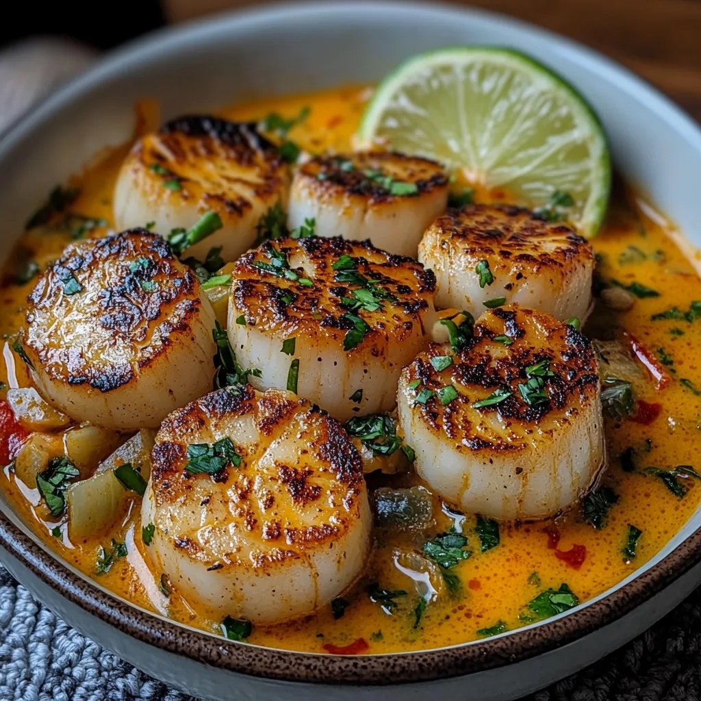 Spicy Coconut Curry Scallops: An Amazing Ultimate Recipe