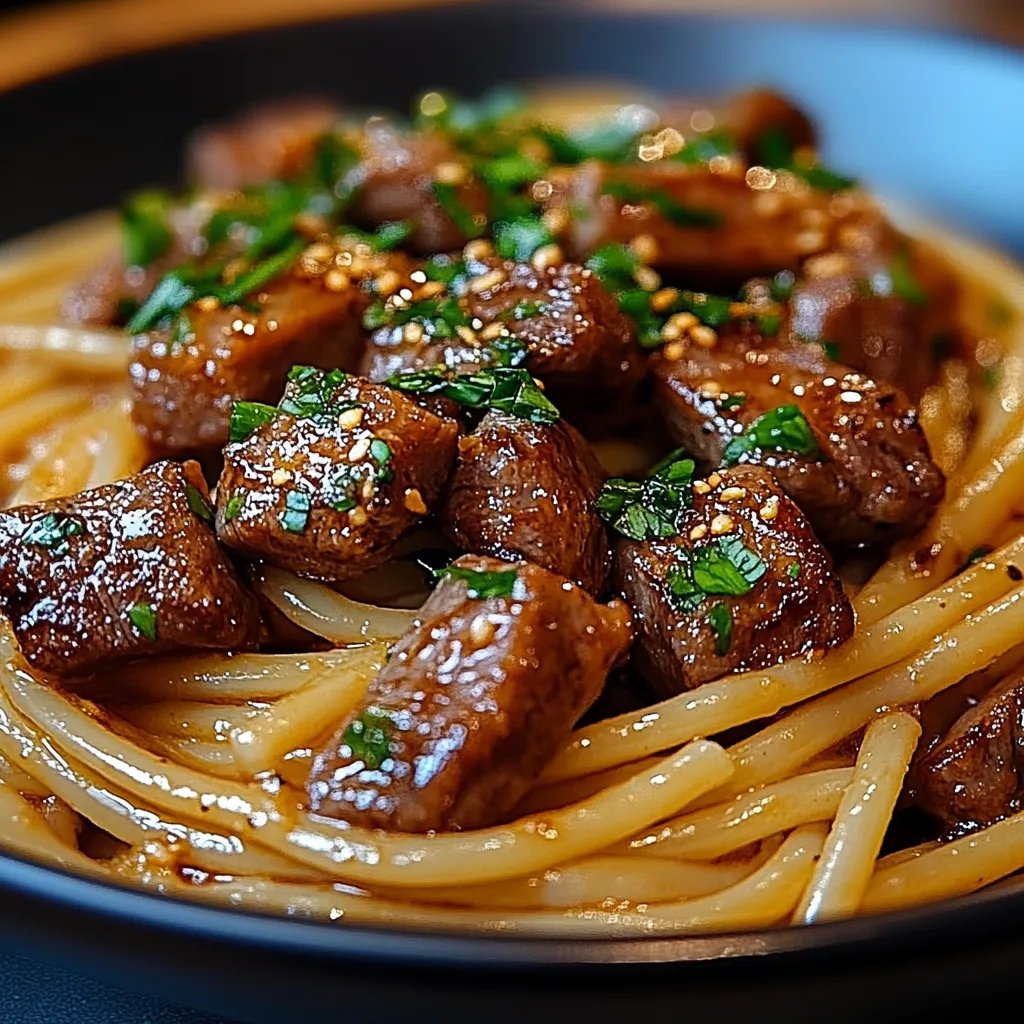 <p>Sweet and Spicy Garlic Steak Pasta: An Incredible 7-Step Recipe</p>