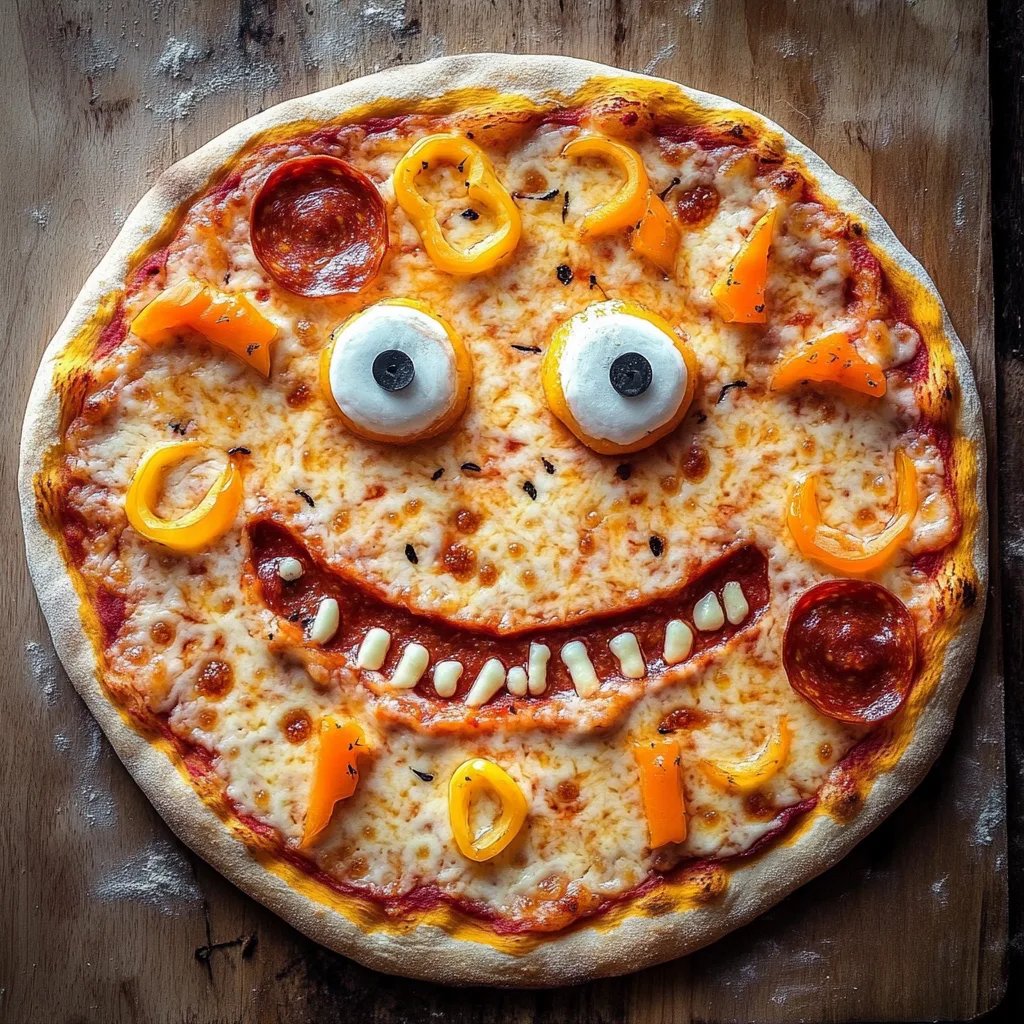 Monster Face Pizza: An Incredible and Fun Recipe for Kids