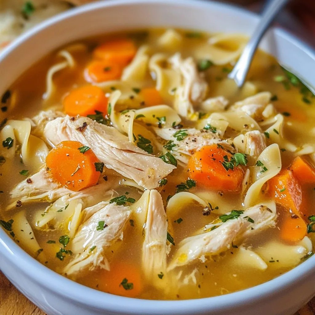 Easy Homemade Chicken Noodle Soup