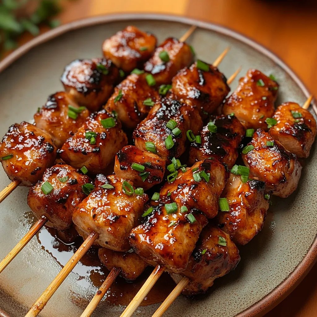 Air-Fried Bourbon Chicken Skewers: An Amazing Ultimate Recipe