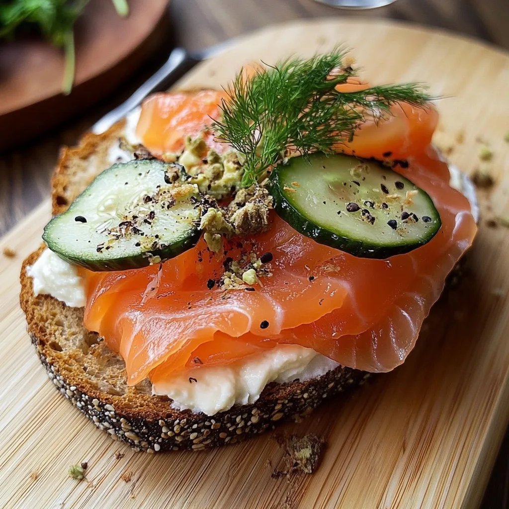 Smoked Salmon on Rye