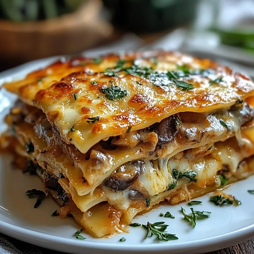 Mushroom & Spinach Lasagna: An Amazing Ultimate Recipe