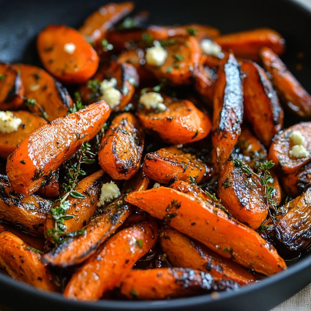 Honey Balsamic Roasted Carrots