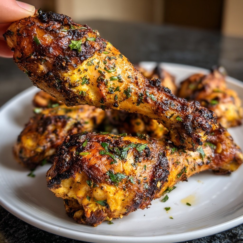 Lemon Herb Roasted Drumsticks