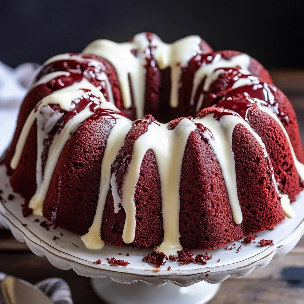 Red Velvet Cream Cheese Bundt Cake