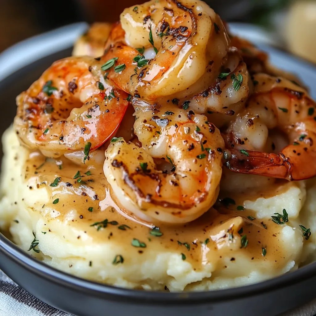 Creamy Garlic Shrimp Over Mashed Potatoes: An Amazing Ultimate Recipe