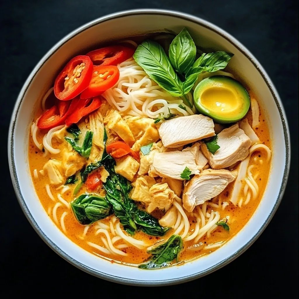 Thai Curry Chicken Noodle Soup