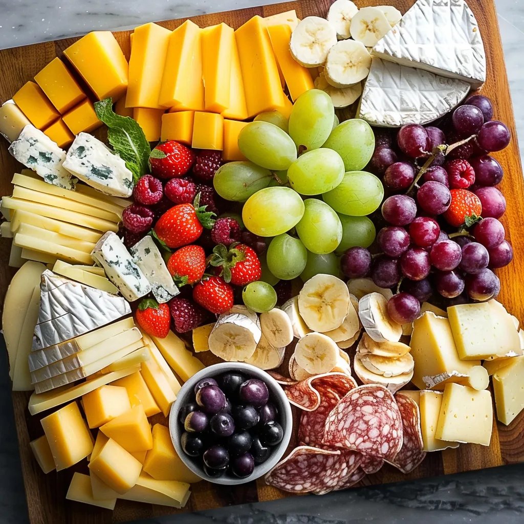 Fruit and Cheese Board
