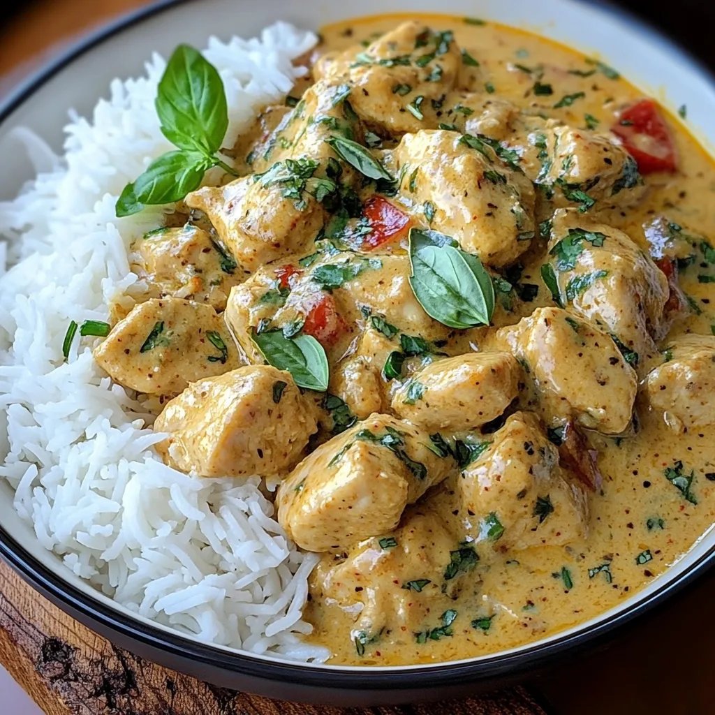 Basil Chicken with Coconut Curry Sauce: An Incredible Recipe for Everyone