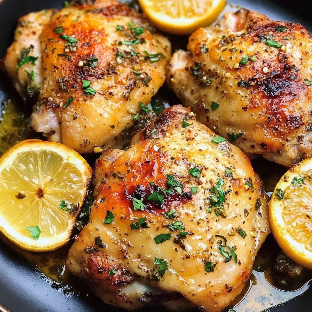 Lemon Pepper Chicken Thighs