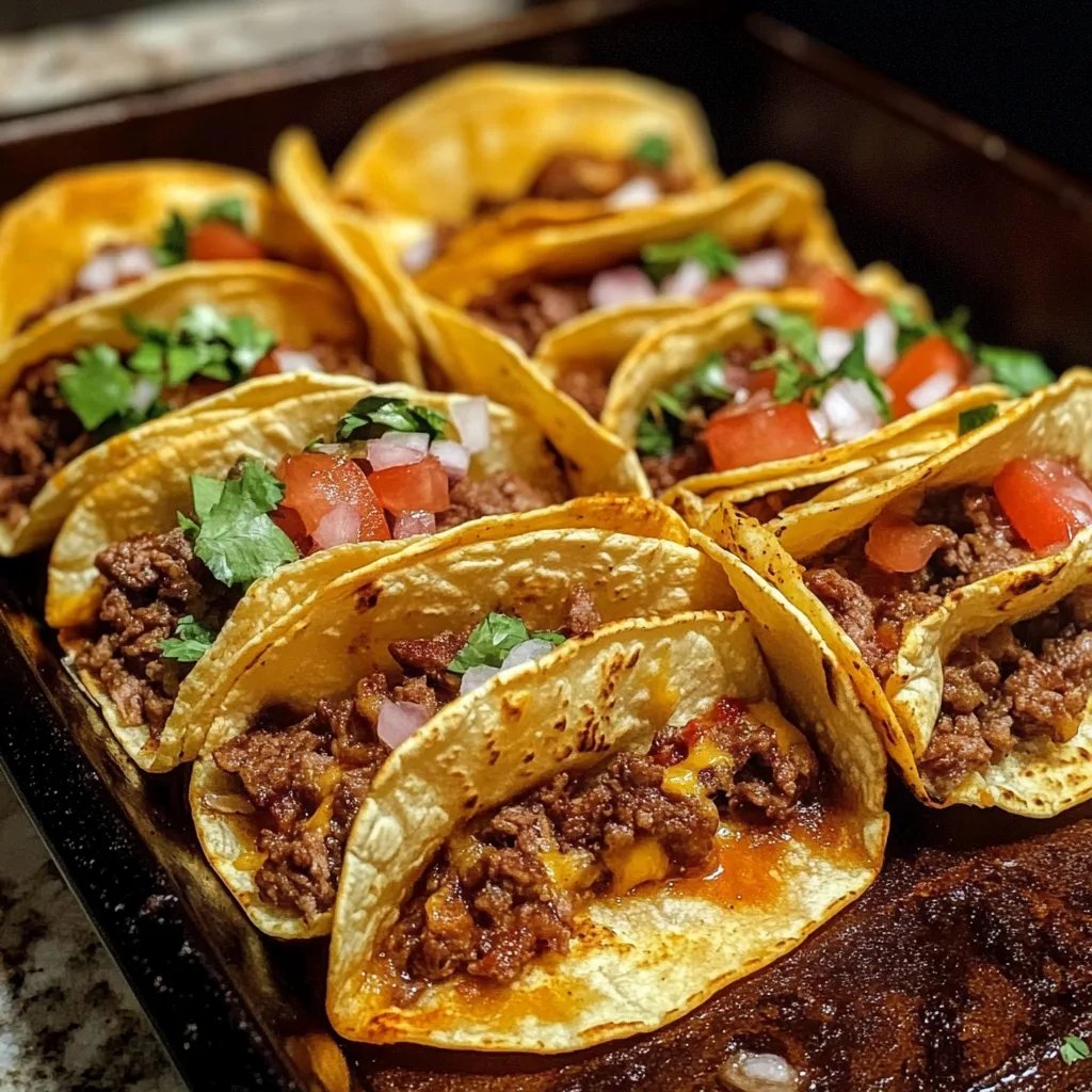 Crispy Baked Beef Tacos: An Incredible Ultimate Recipe for 4