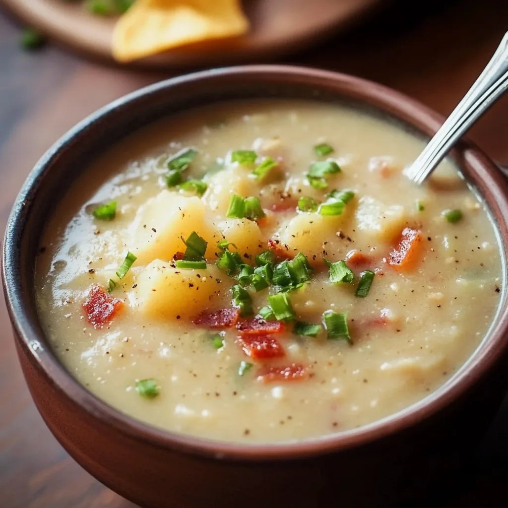 Spicy Crockpot Potato Soup