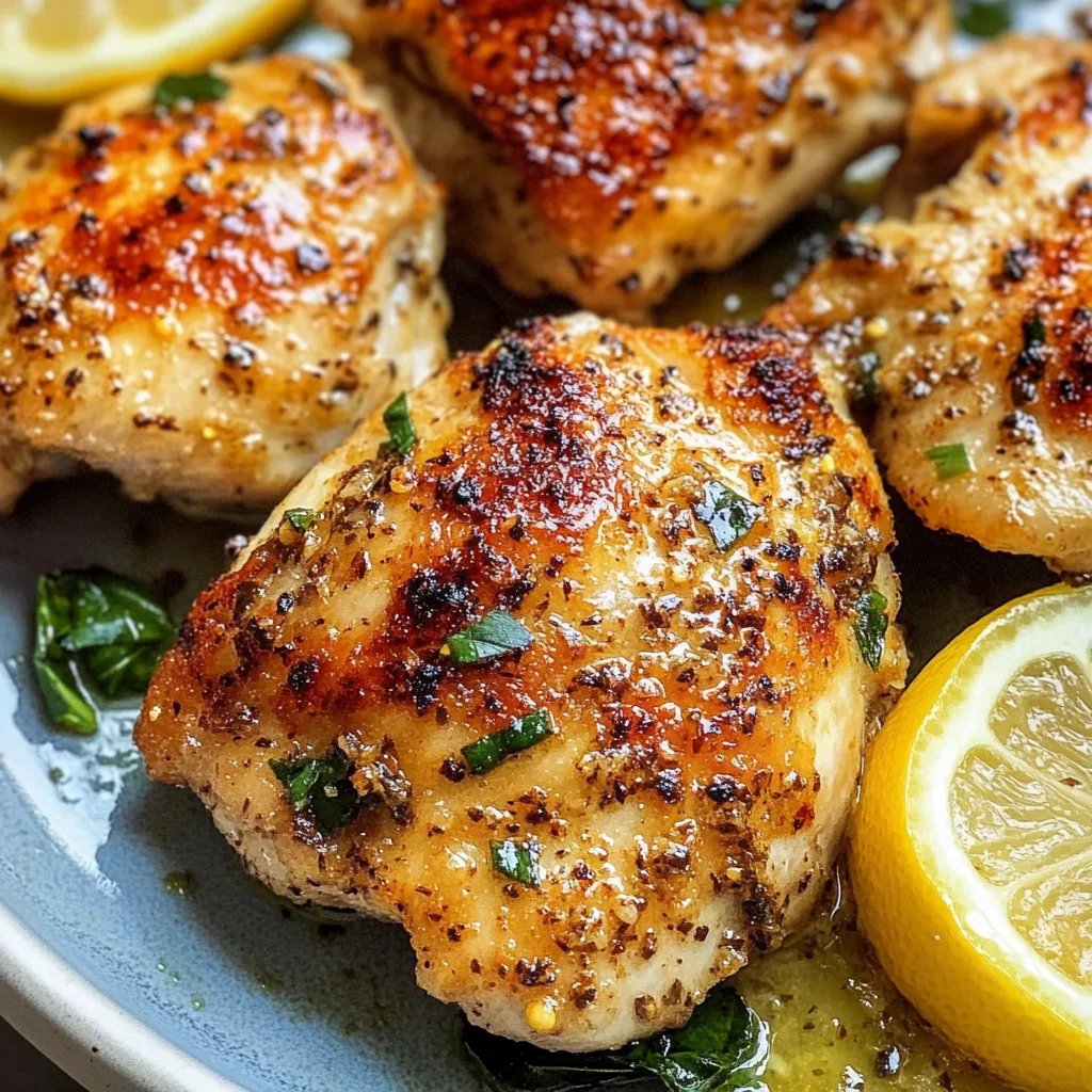Lemon Pepper Chicken Thighs
