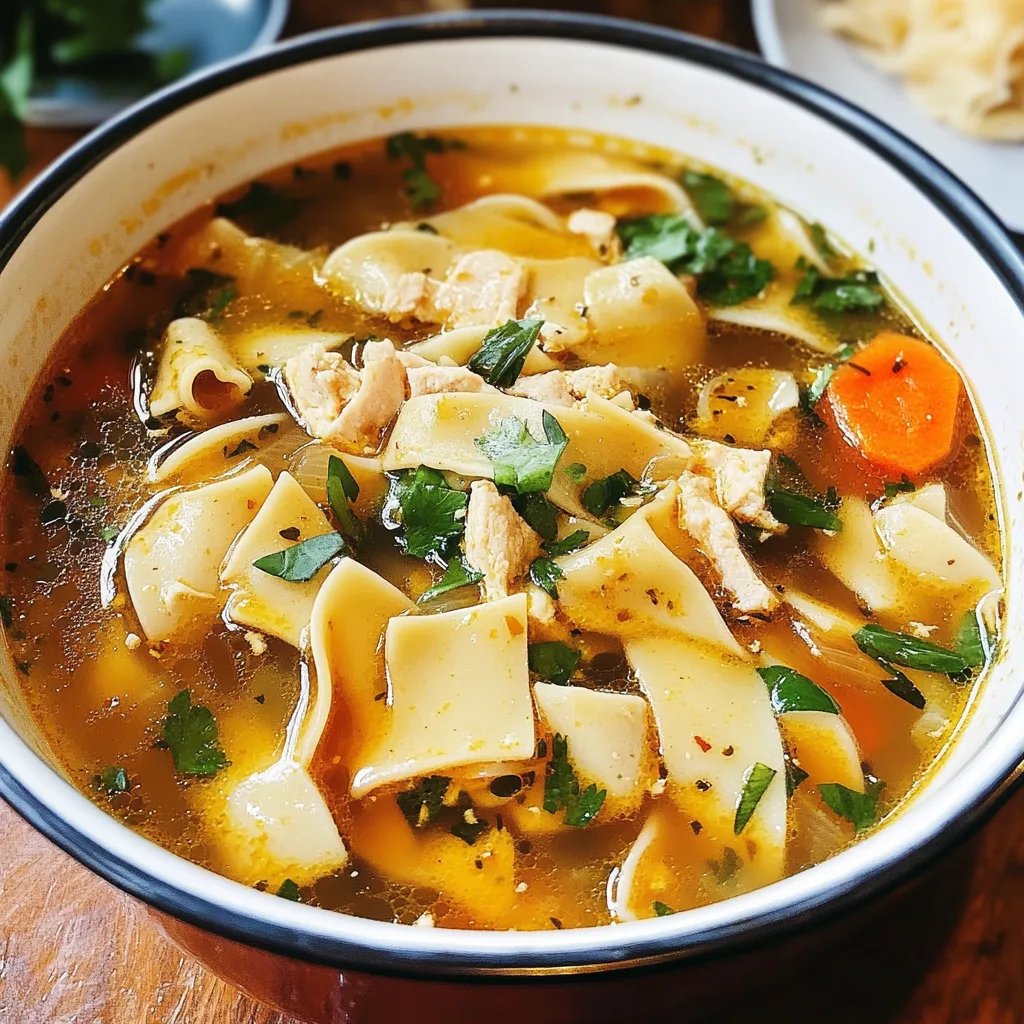 Literally the Best Chicken Noodle Soup