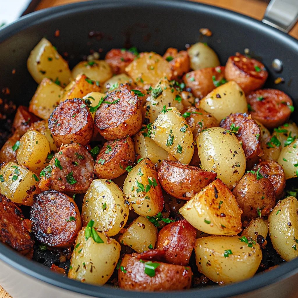 Air Fryer Potatoes & Sausage: An Amazing Ultimate Recipe