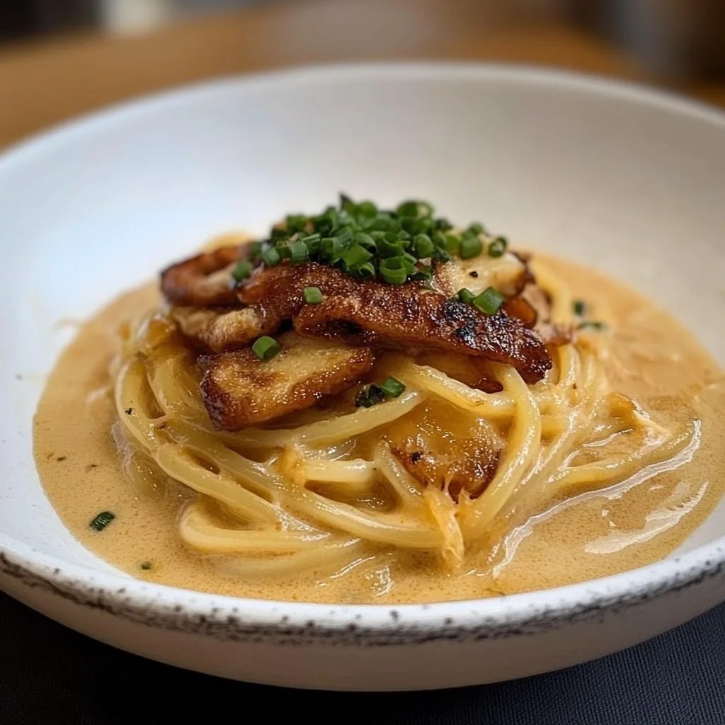 Japanese-Style Miso Carbonara
