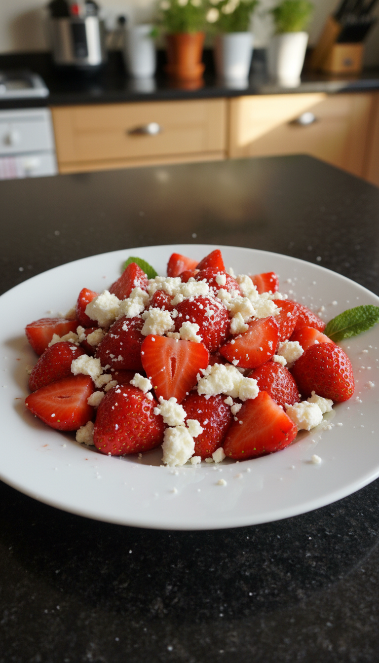 Strawberry Feta Cheese Salad