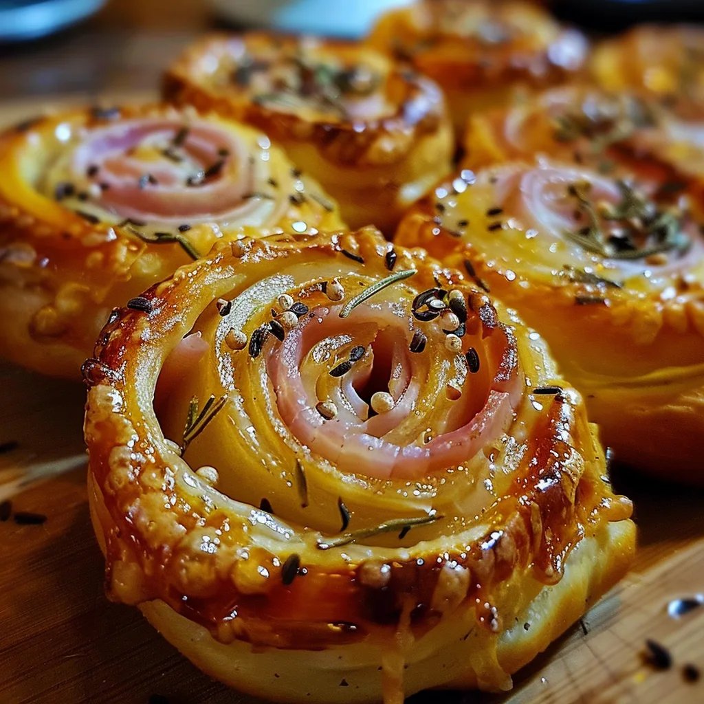 Ham and Cheese Pinwheels