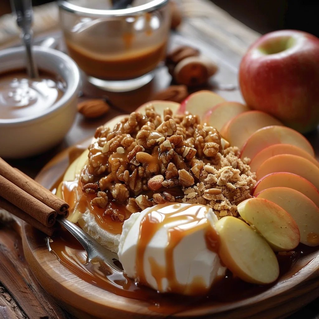 Sweet Caramel Apple Dessert Board
