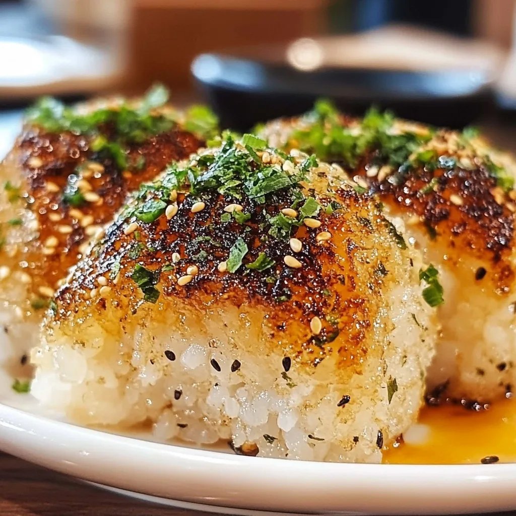 Yaki Onigiri (Grilled Rice Balls)