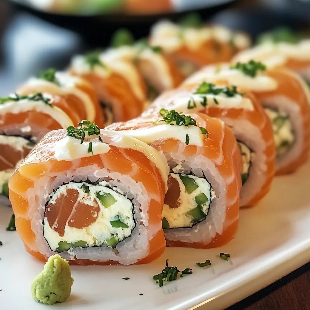 Elegant Chatelaine Smoked Salmon Rolls