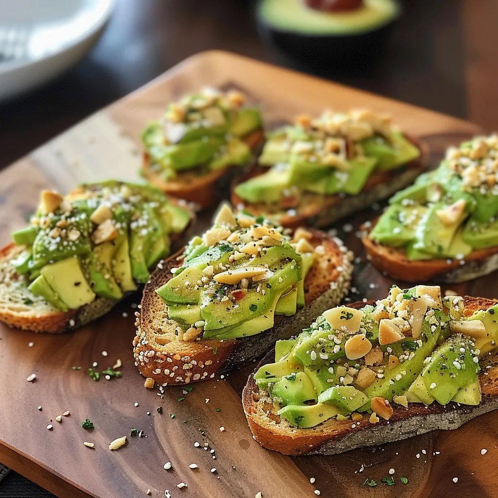 Miniature Avocado Toasts