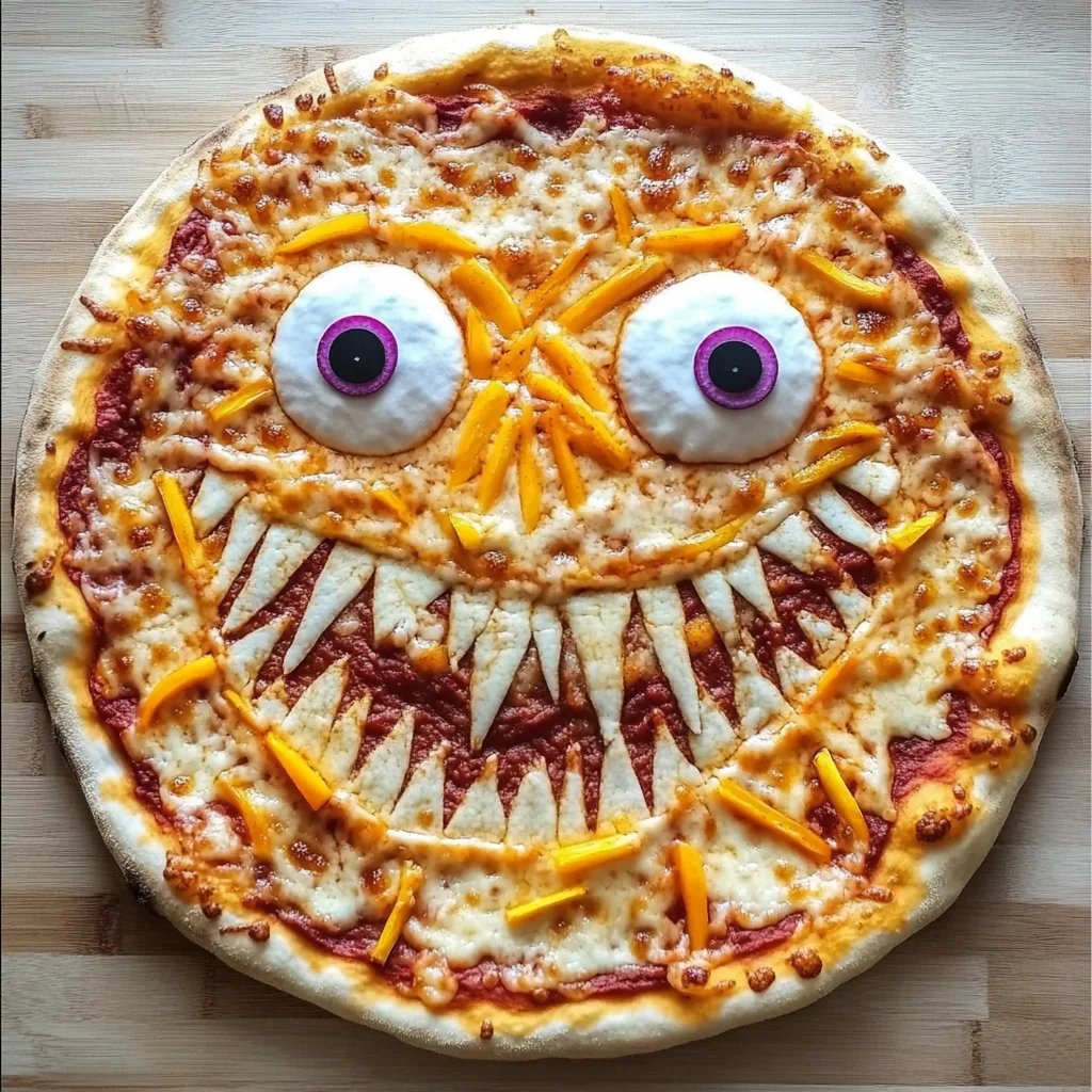 Monster Face Pizza: An Amazing Ultimate Recipe for Kids