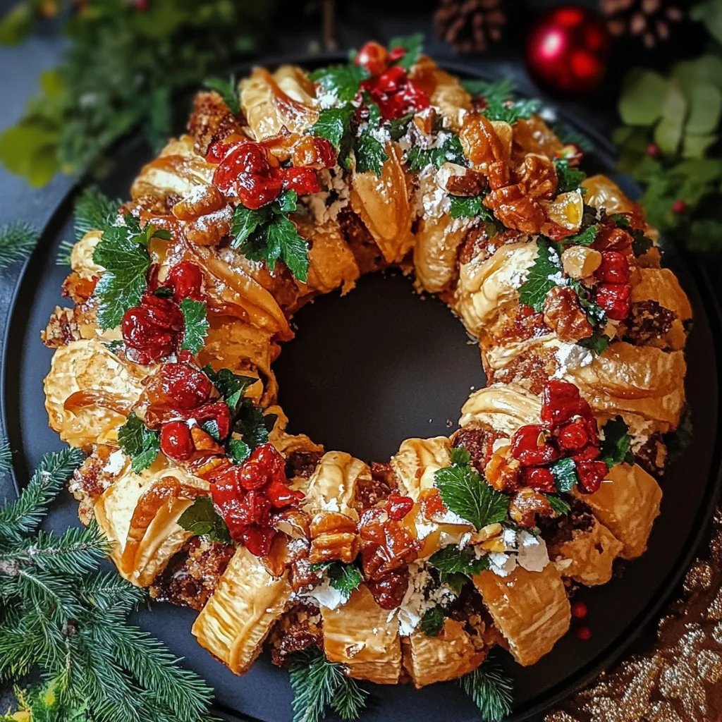 Christmas Taco Cheese Ball Wreath