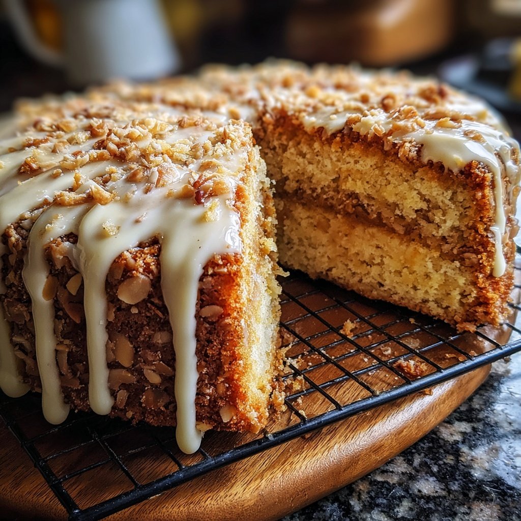 Almond Cream Coffee Cake