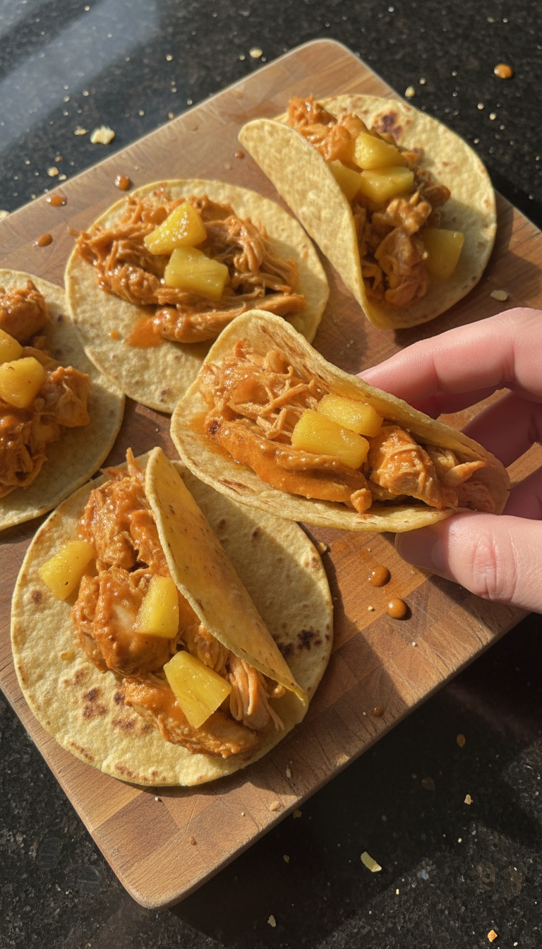 Pineapple Chicken Tacos
