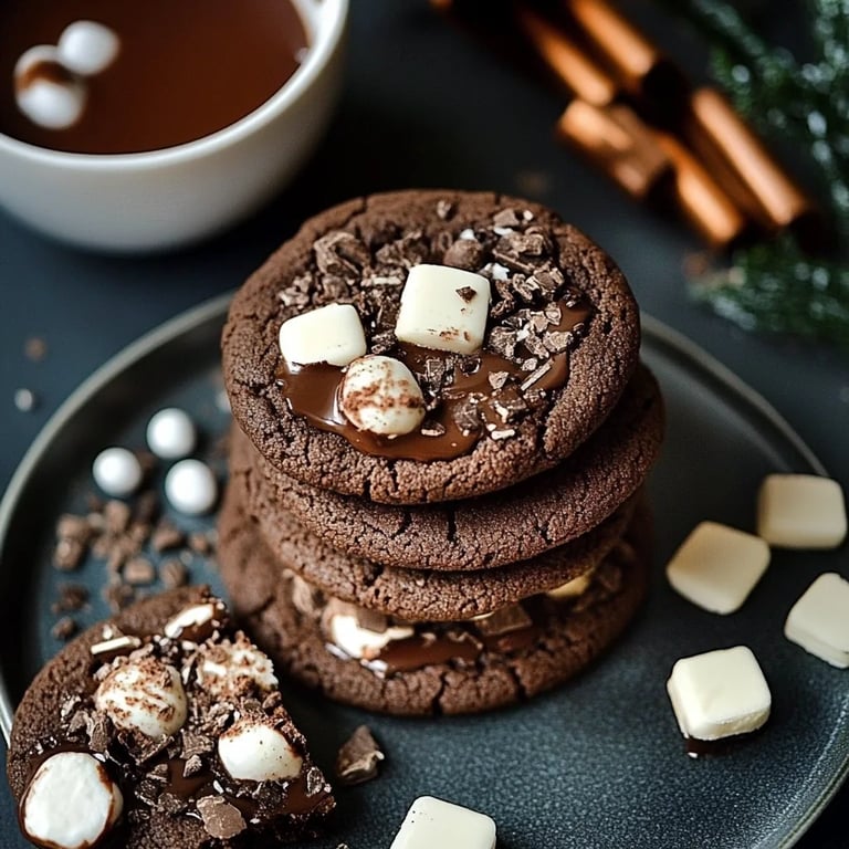 Warm & Cozy Hot Cocoa Cookies