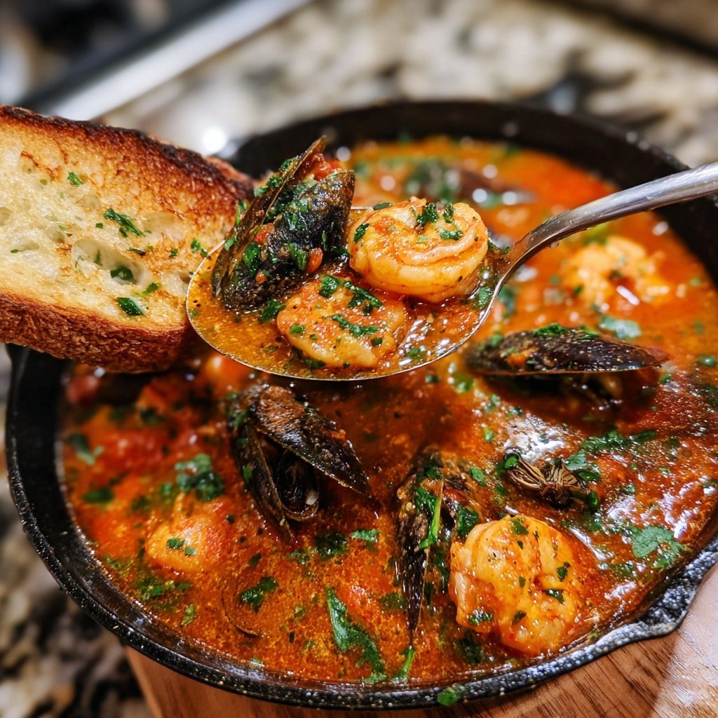 Rich and Hearty Italian Seafood Stew