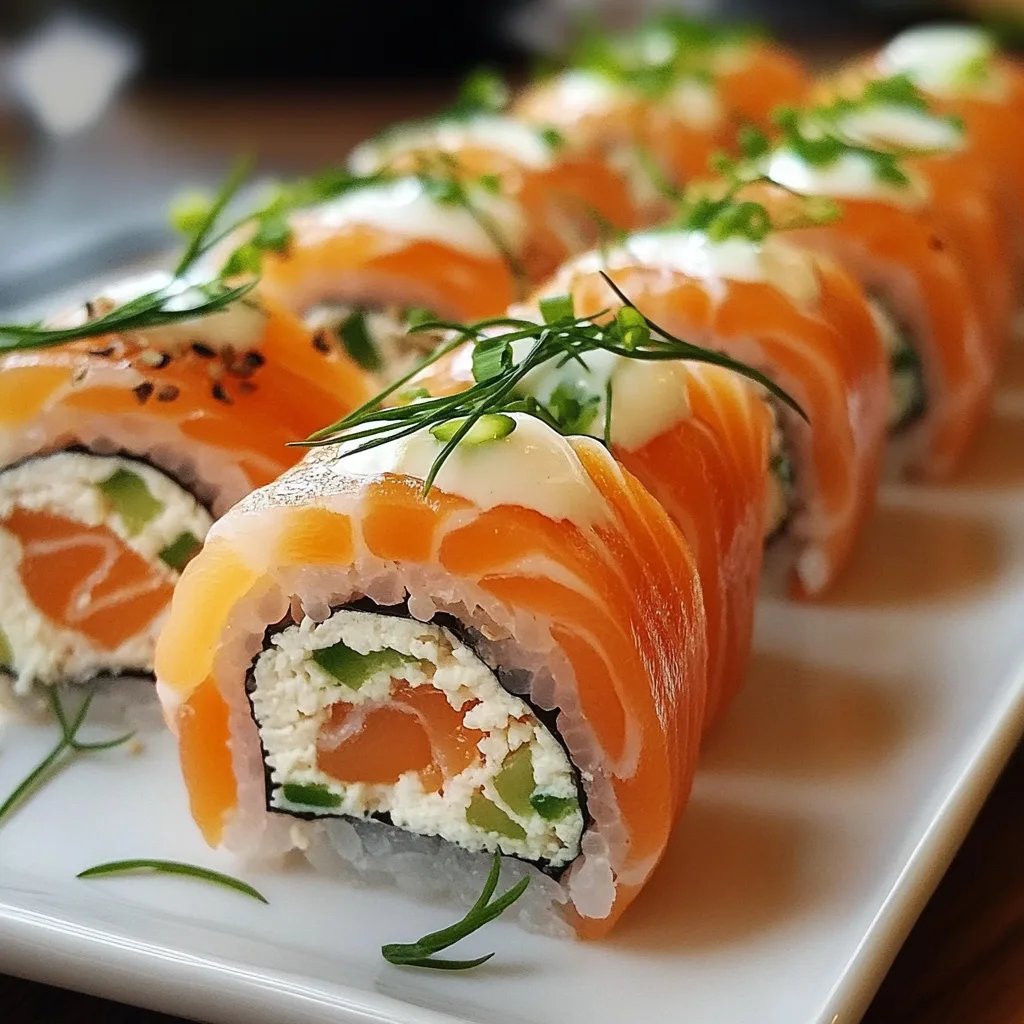 Elegant Chatelaine Smoked Salmon Rolls