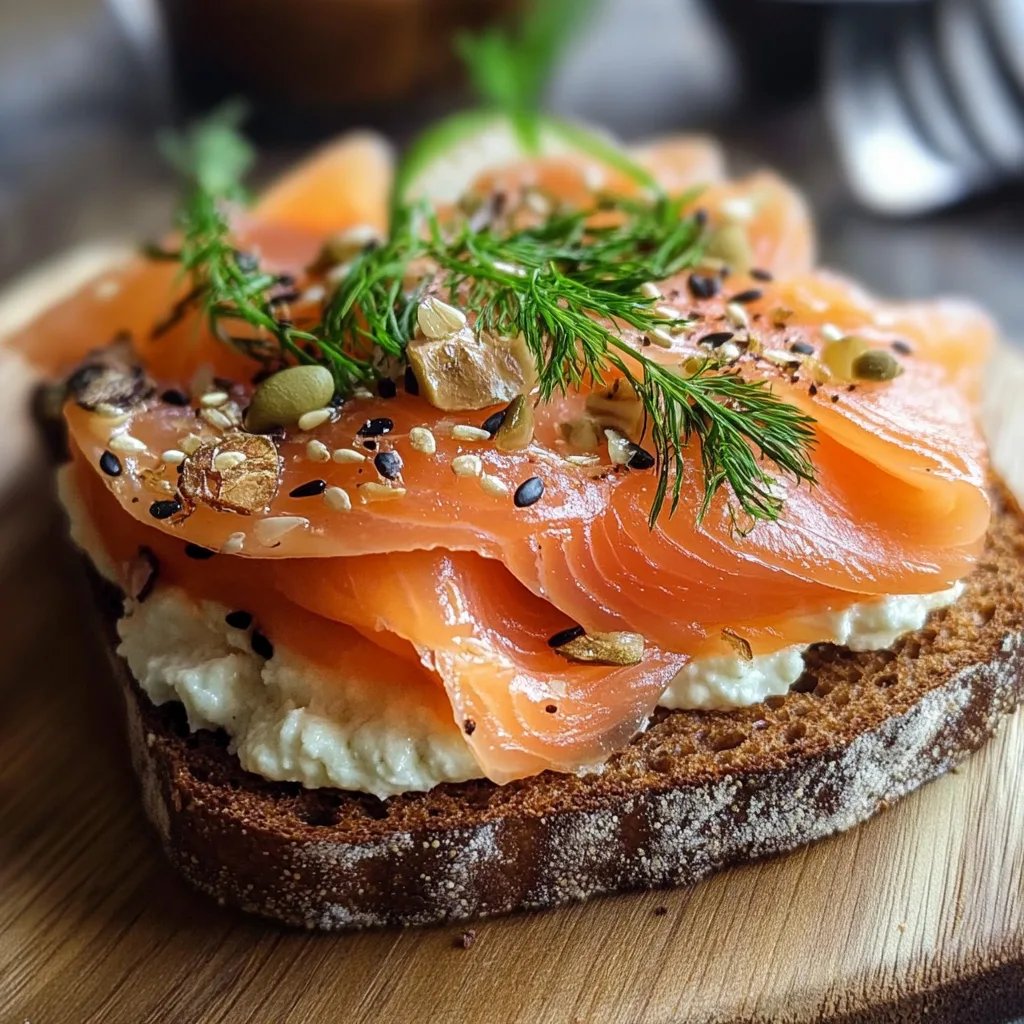 Smoked Salmon on Rye