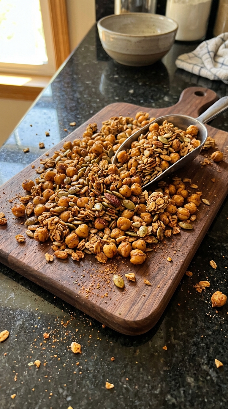 Crunchy Chickpea Snack Mix