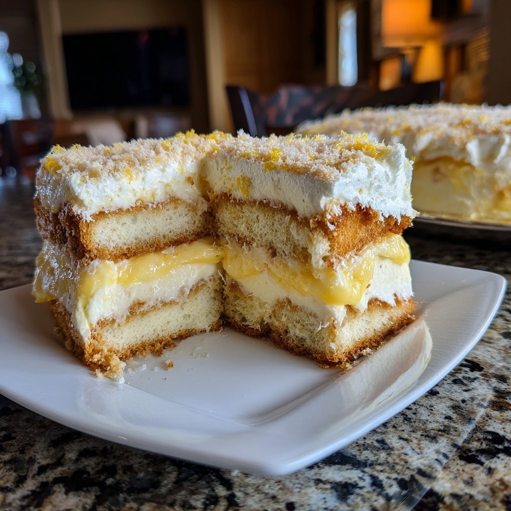 Limoncello Tiramisu with Mascarpone Cream